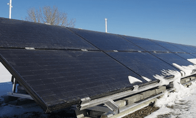 Snow and Grid Tied Solar Electric System Production