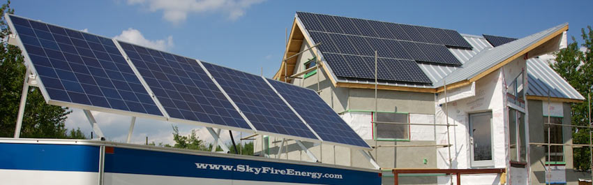 Calgary net zero solar home