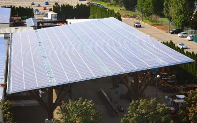 Solar Canopy at Okanagan College